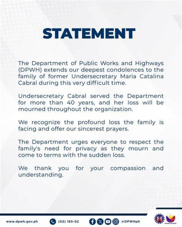 ABSCBN releases statement on death of former environment secretary