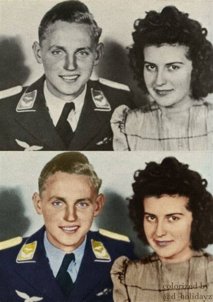 Erich Hartmann and his wife Война